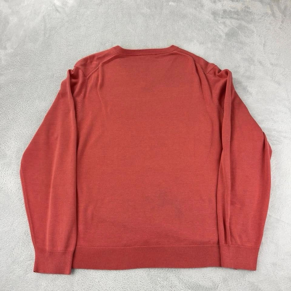 Brooks Brothers Men's XL V Neck Silk/Cotton Sweater - photo 4