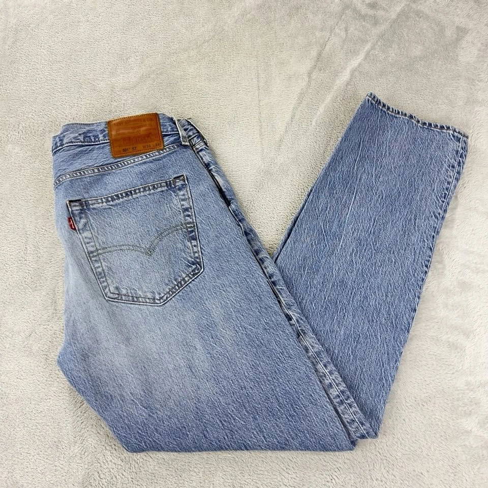 Levi's 501 ST Men's Jeans 36x31 Selvedge Button Fly
