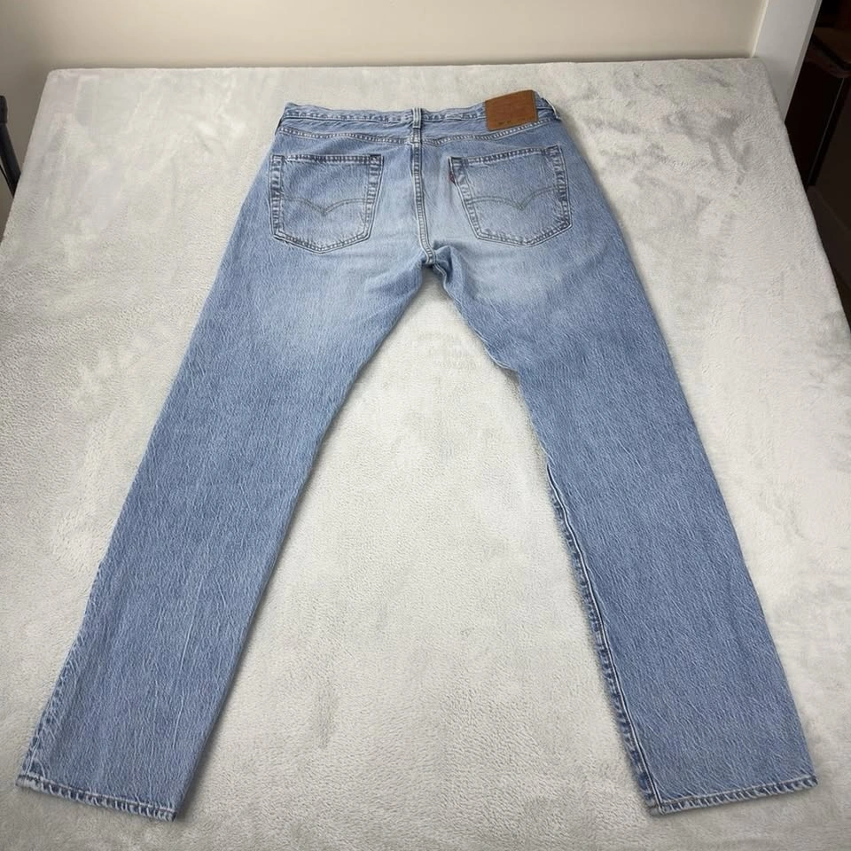 Levi's 501 ST Men's Jeans 36x31 Selvedge Button Fly - photo 5
