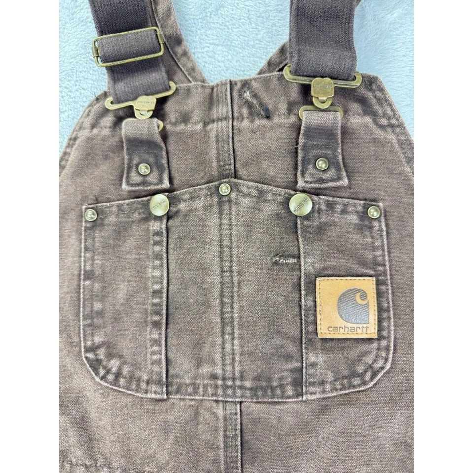 Carhartt Men's Size 34x30 Sandstone Bib Overall R06 CHT - photo 2