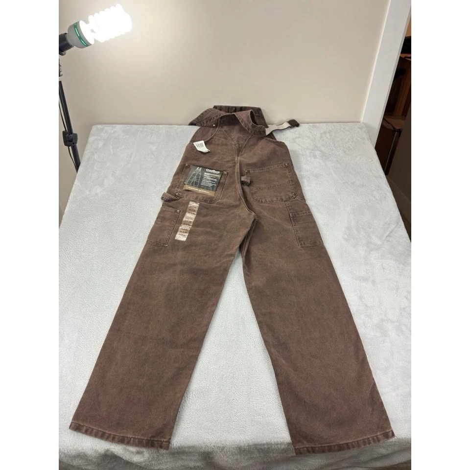 Carhartt Men's Size 34x30 Sandstone Bib Overall R06 CHT - photo 3