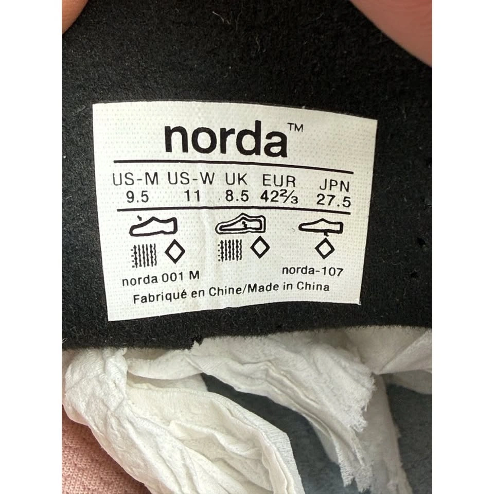 Norda NWT Men's Size 9.5 US 001 Ltd Edition Trail Vibram Shoes - photo 2