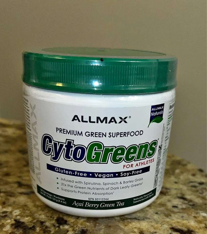 ALLMAX CytoGreens Superfood Powder - Acai Berry Green Tea (New/S