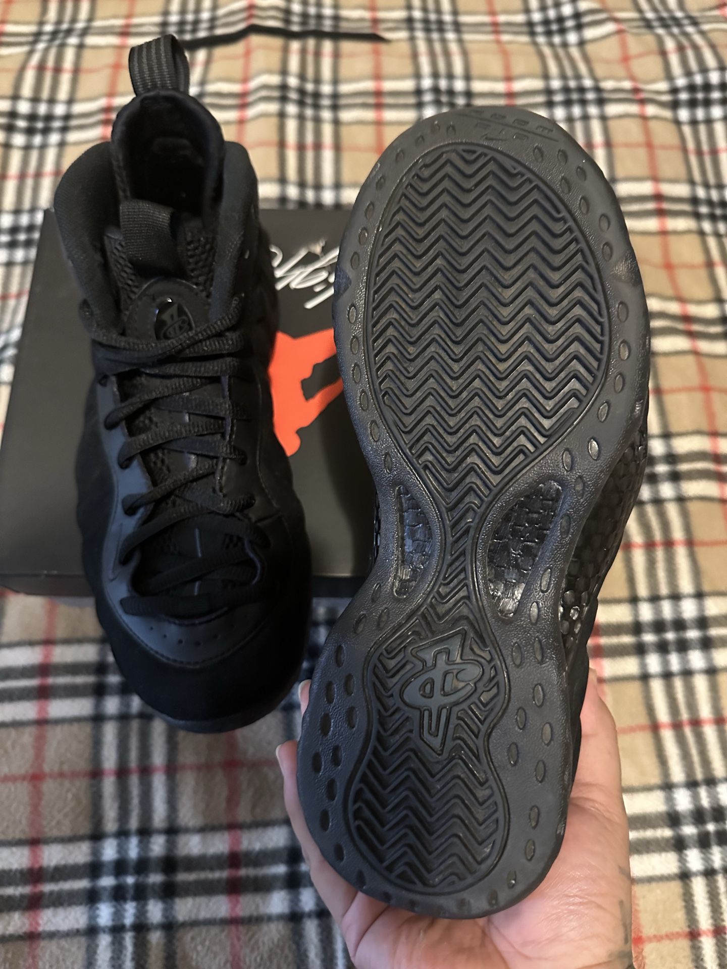 Black Foamposites Sz 8 - photo 3