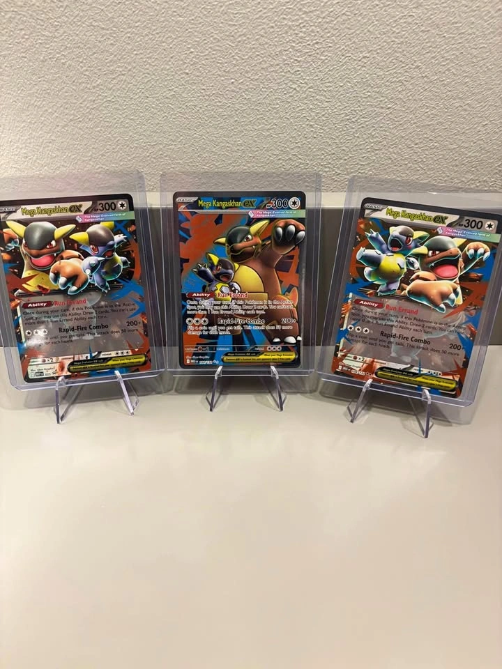 Mega Kangaskhan EX Trio 💥🦘🦘🦘