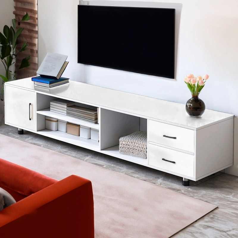 TV Stand with Glass Top - Minimalist Design - photo 2
