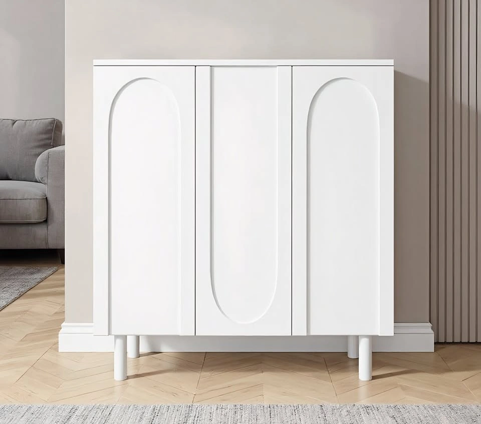 Craftsman-Style Shoe Cabinet - Large Capacity - photo 2