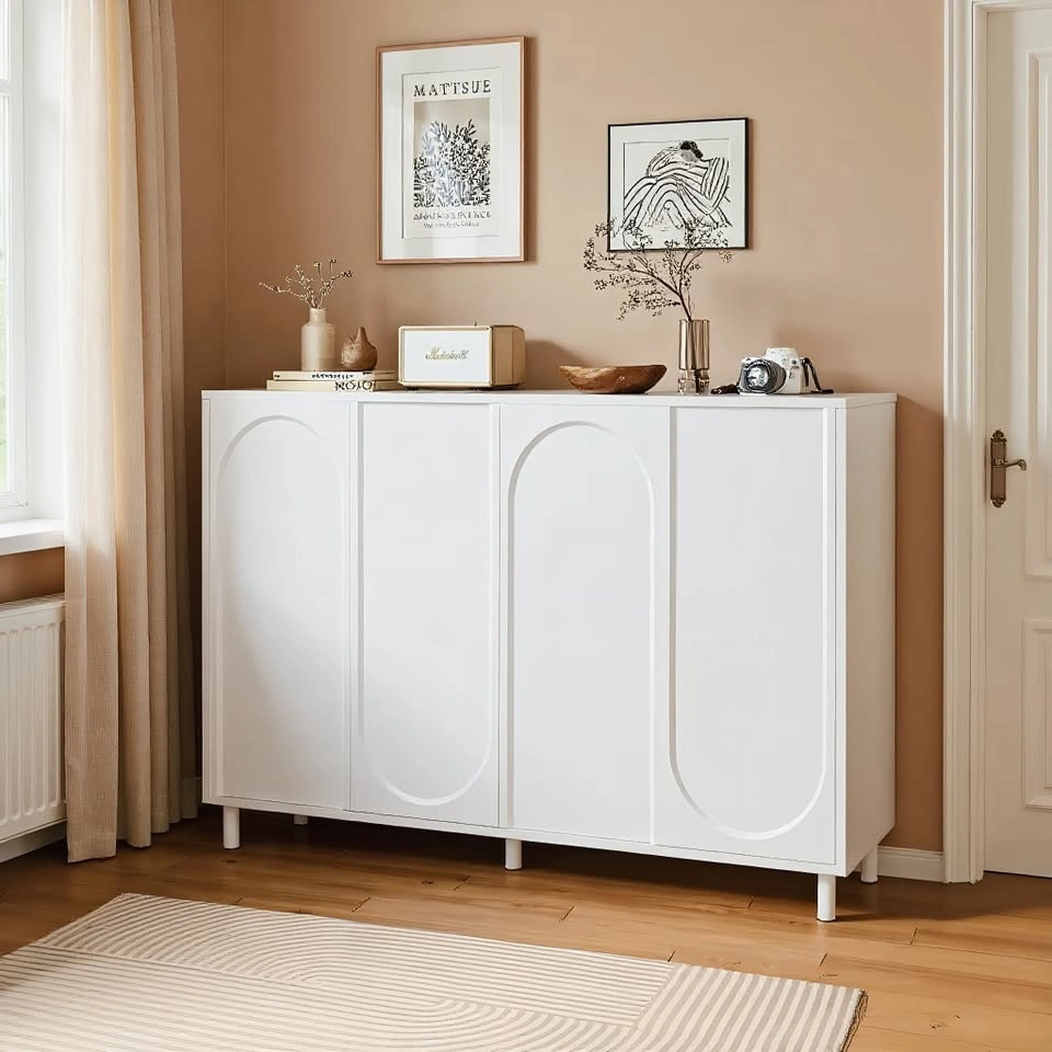 SOCE052 A2197 Shoe Storage Cabinet - Rustic Craftsman Look - photo 2