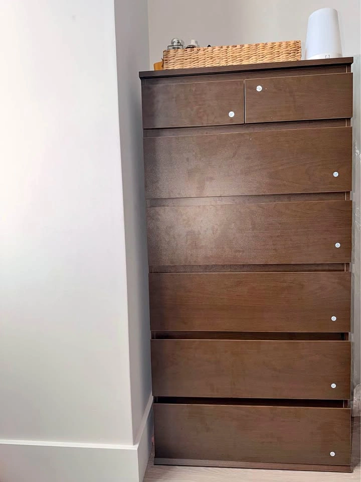 New 7-Drawer Dresser - Dark Brown