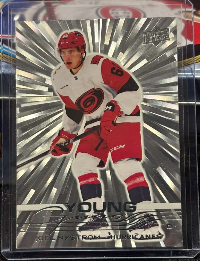 Outburst Young Guns Joel Nystrom. 25/26 Upper Deck Series 2