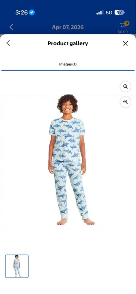 George Boys' Two Piece Pajama Set Size XL/L/M - photo 5