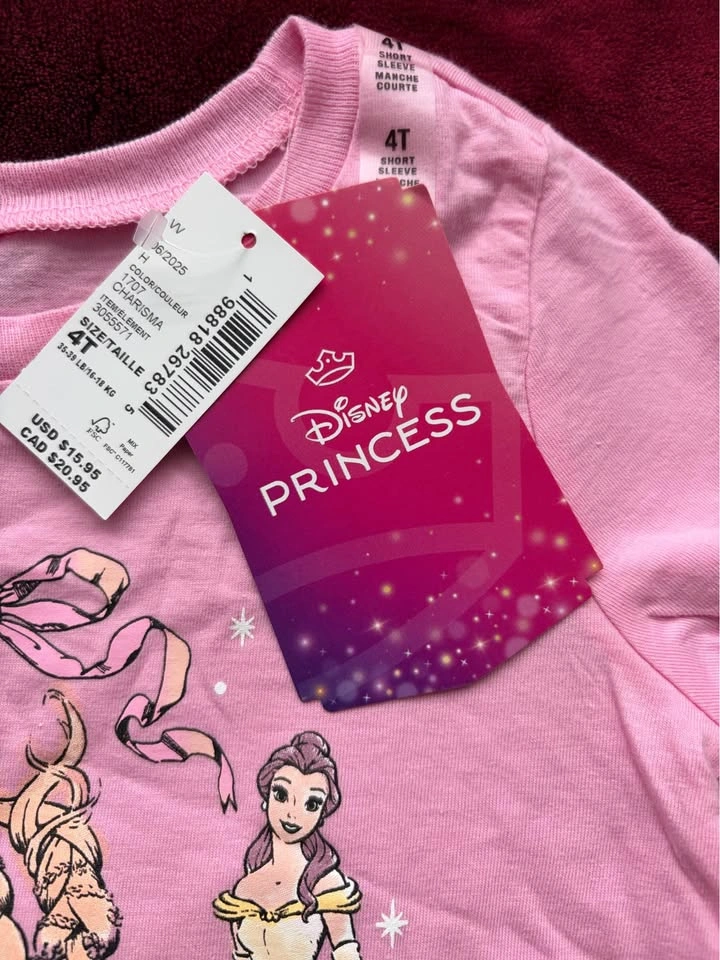 Disney Princess Girls Tees - photo 2