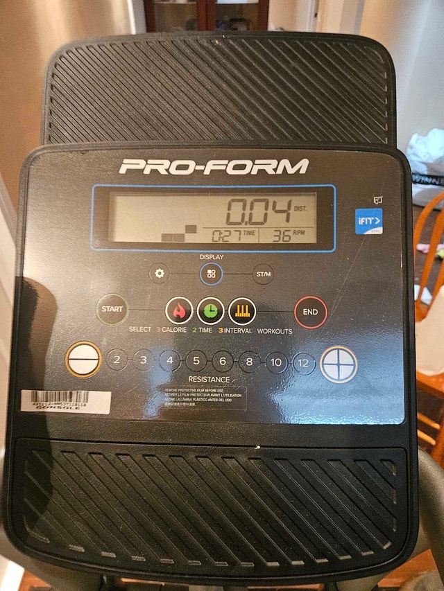 ProForm Elliptical – Like New – Barely Used (moving sale) - photo 2