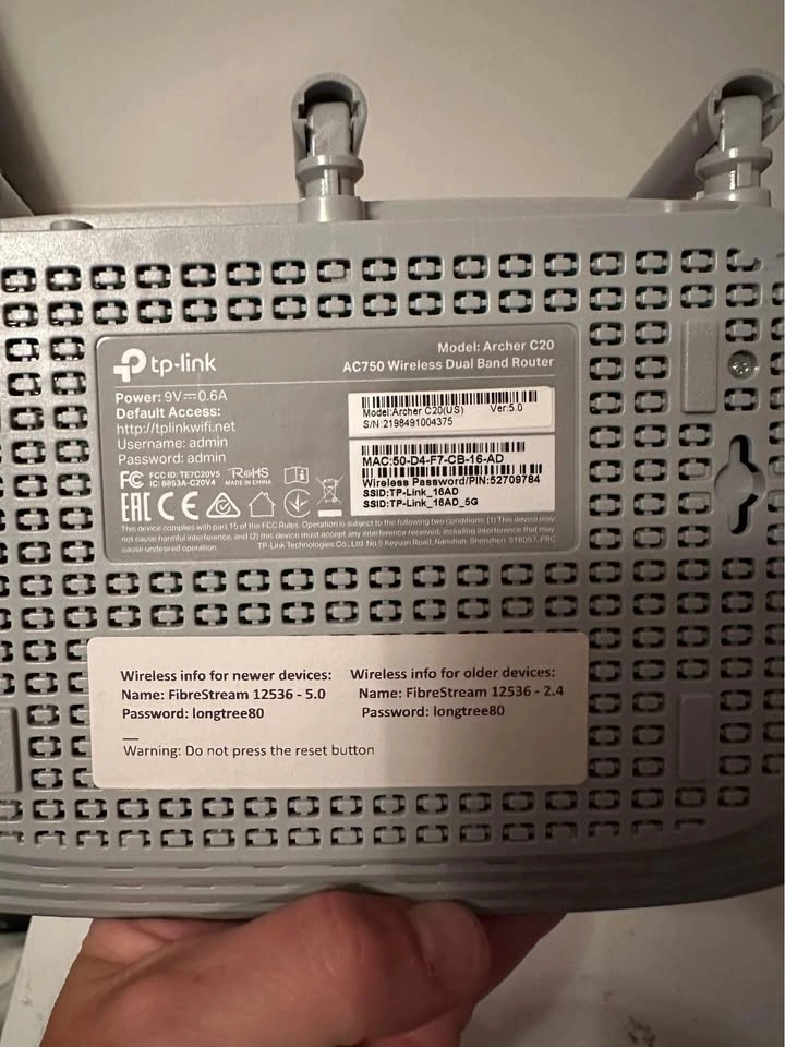 TP-Link Archer C20 AC750 Wireless Dual Band Router - photo 2