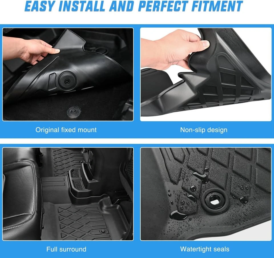 2020-2025 Toyota Corolla Floor Liners - 3pc Nilight TPE Mats - photo 4