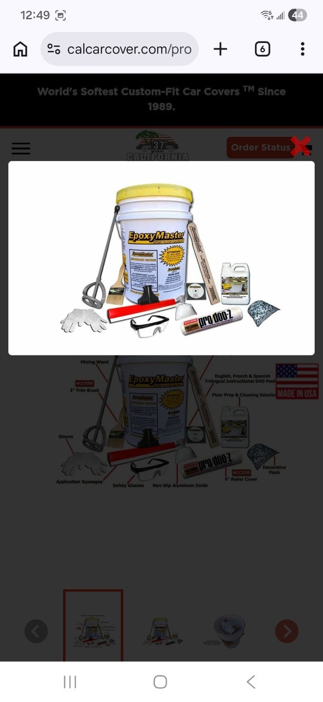 Epoxy Master Epoxy Floor Coating Kit - photo 4