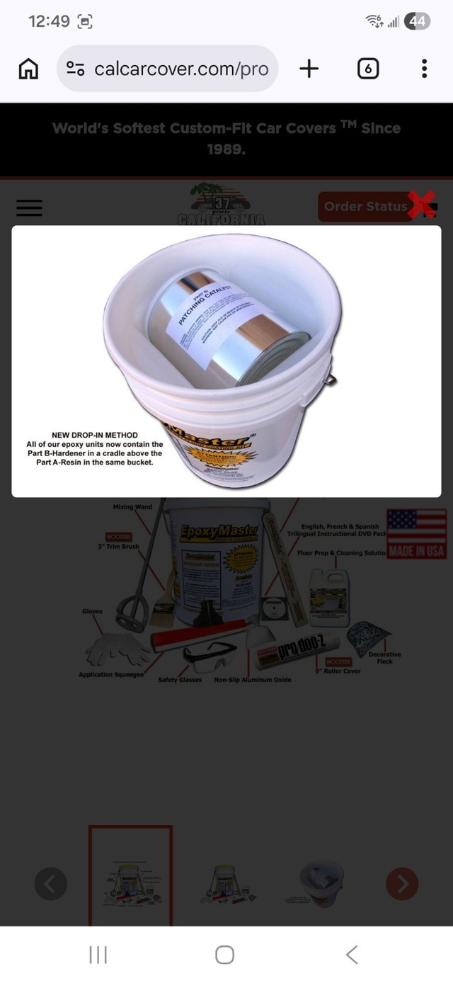 Epoxy Master Epoxy Floor Coating Kit - photo 5