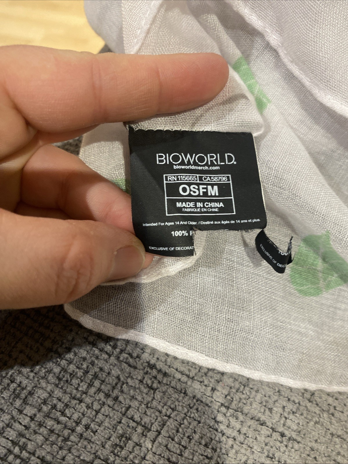 Bioworld Studio Ghibli My Neighbor Totoro OSFM Scarf - photo 3
