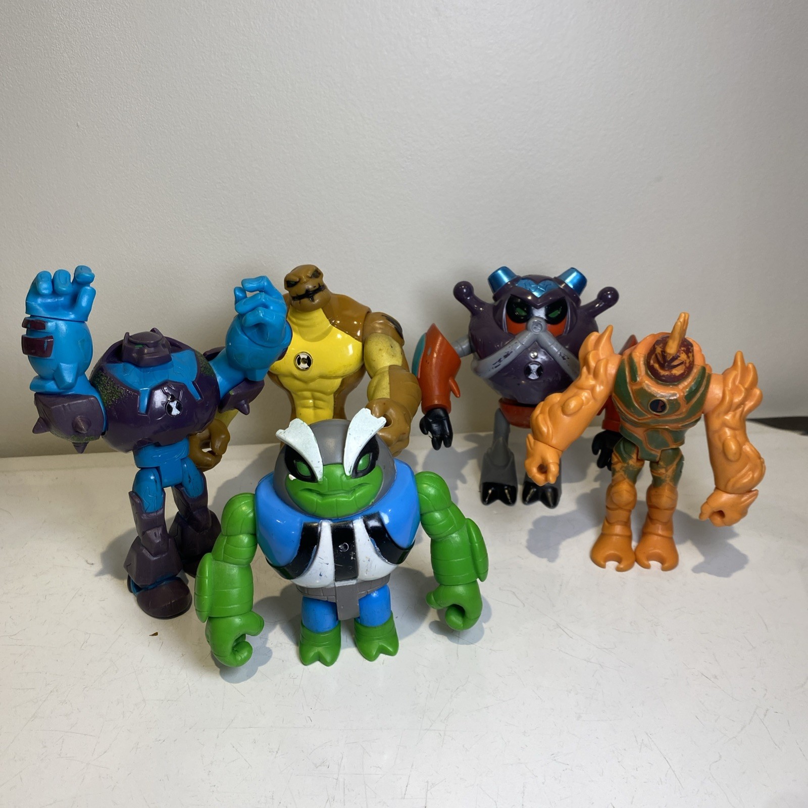 Bandai Playmates Ben 10 Figure Lot Of 5 Cartoon Network - photo 2