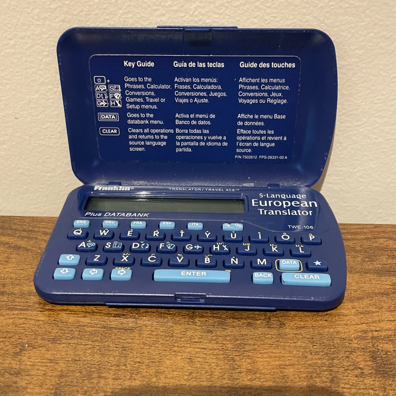 Vintage 1999 Franklin 5-Language Translator