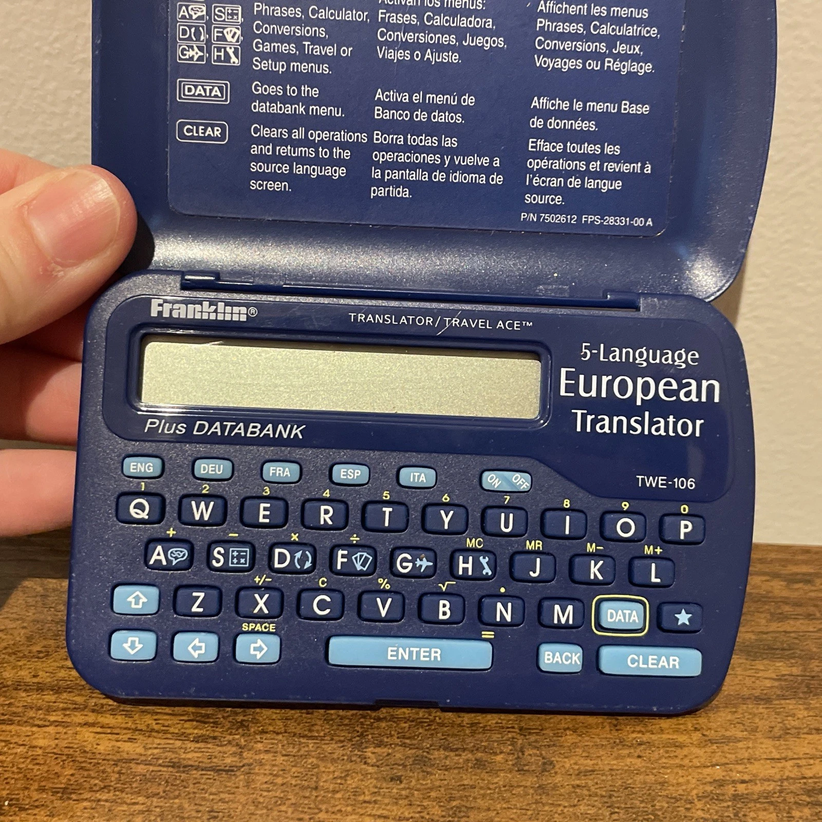 Vintage 1999 Franklin 5-Language Translator - photo 2