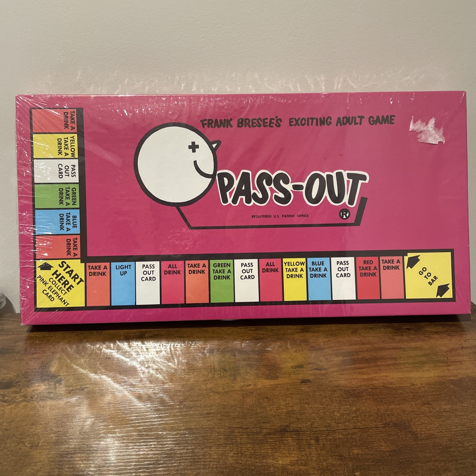 NOS Sealed Vintage Pass-Out Board Game by Frank Bresee