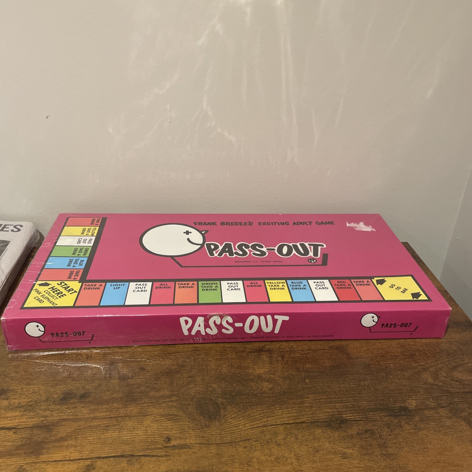 NOS Sealed Vintage Pass-Out Board Game by Frank Bresee - photo 2