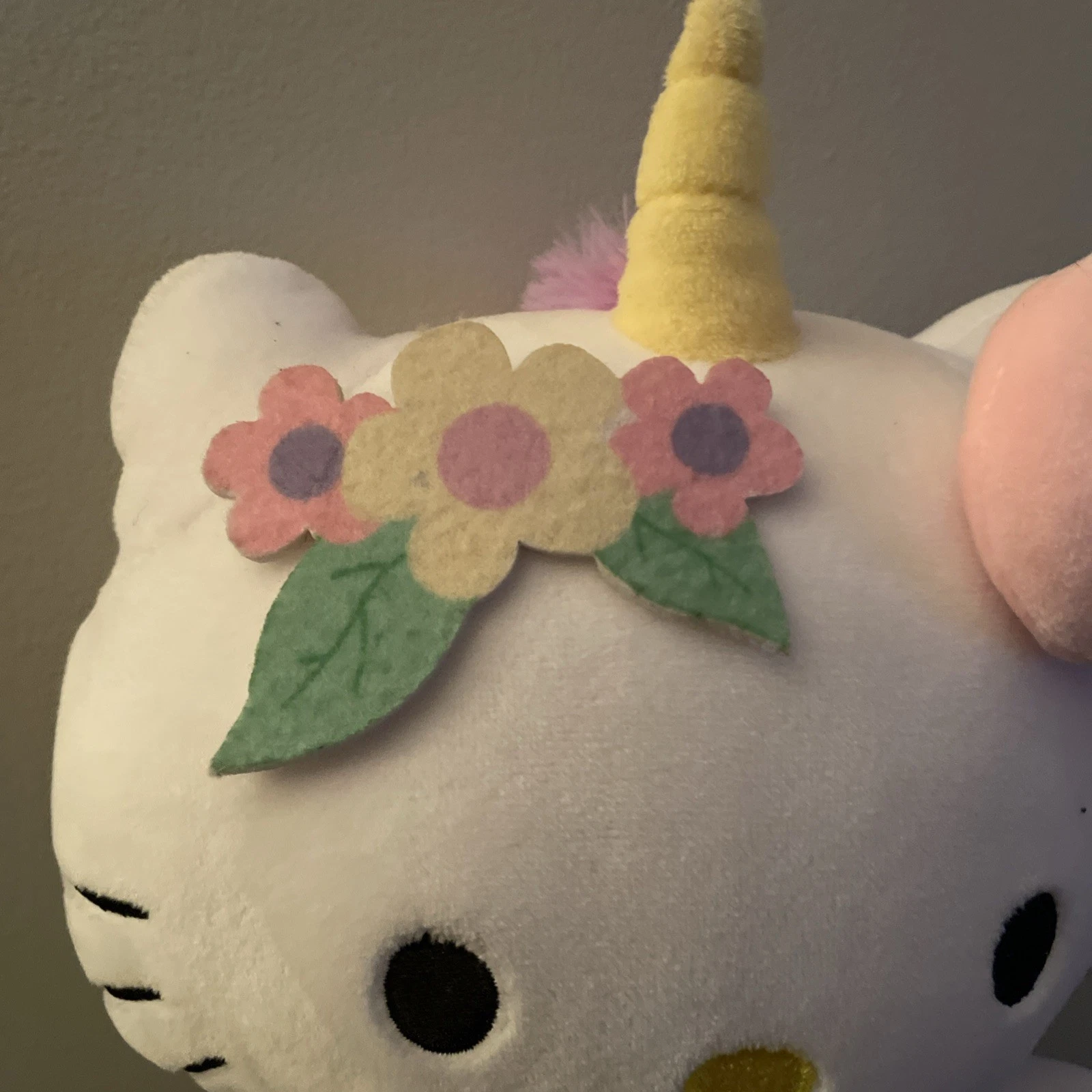 Hello Kitty Unicorn Plush Stuffed Animal Sanrio 9.5 Inches - photo 2