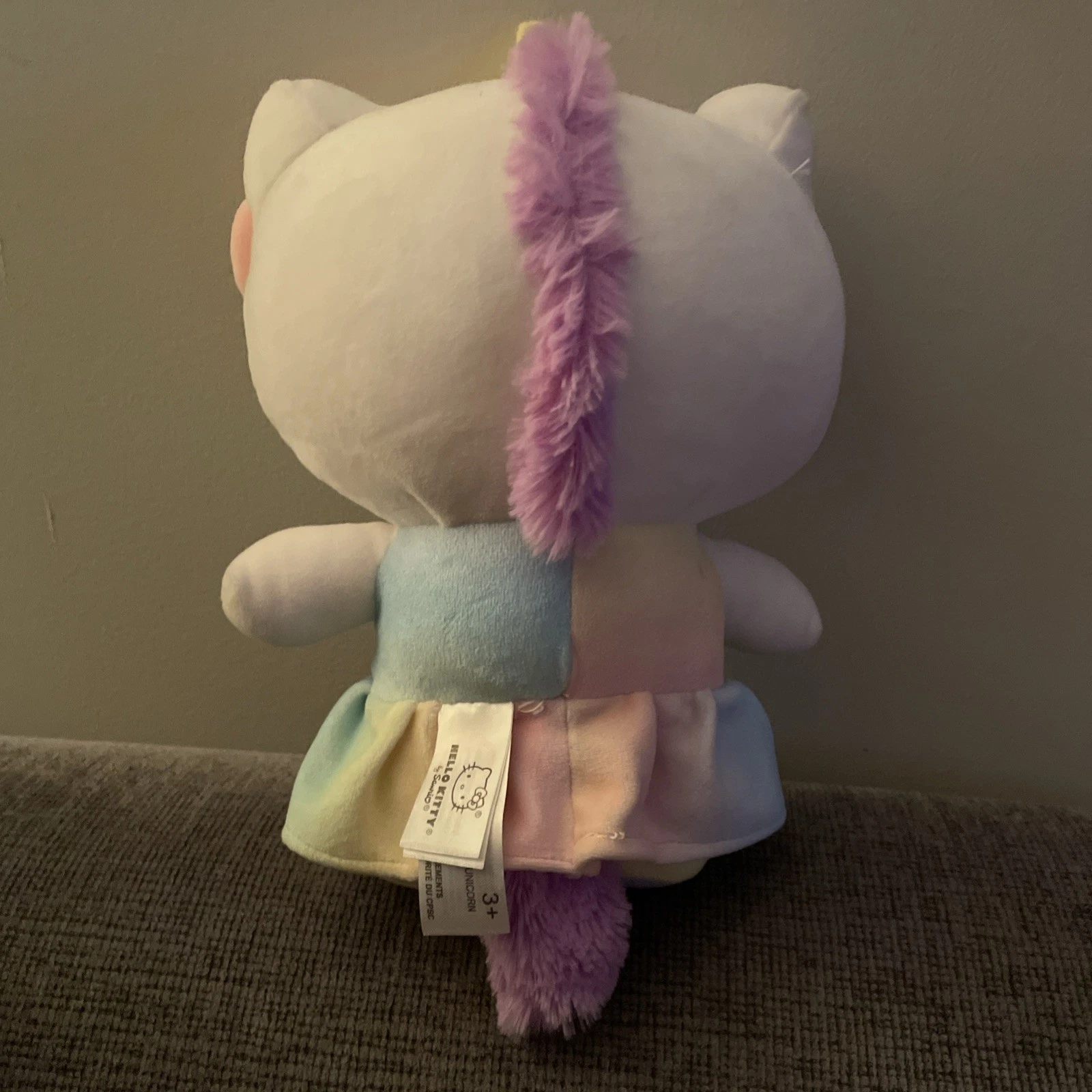 Hello Kitty Unicorn Plush Stuffed Animal Sanrio 9.5 Inches - photo 4