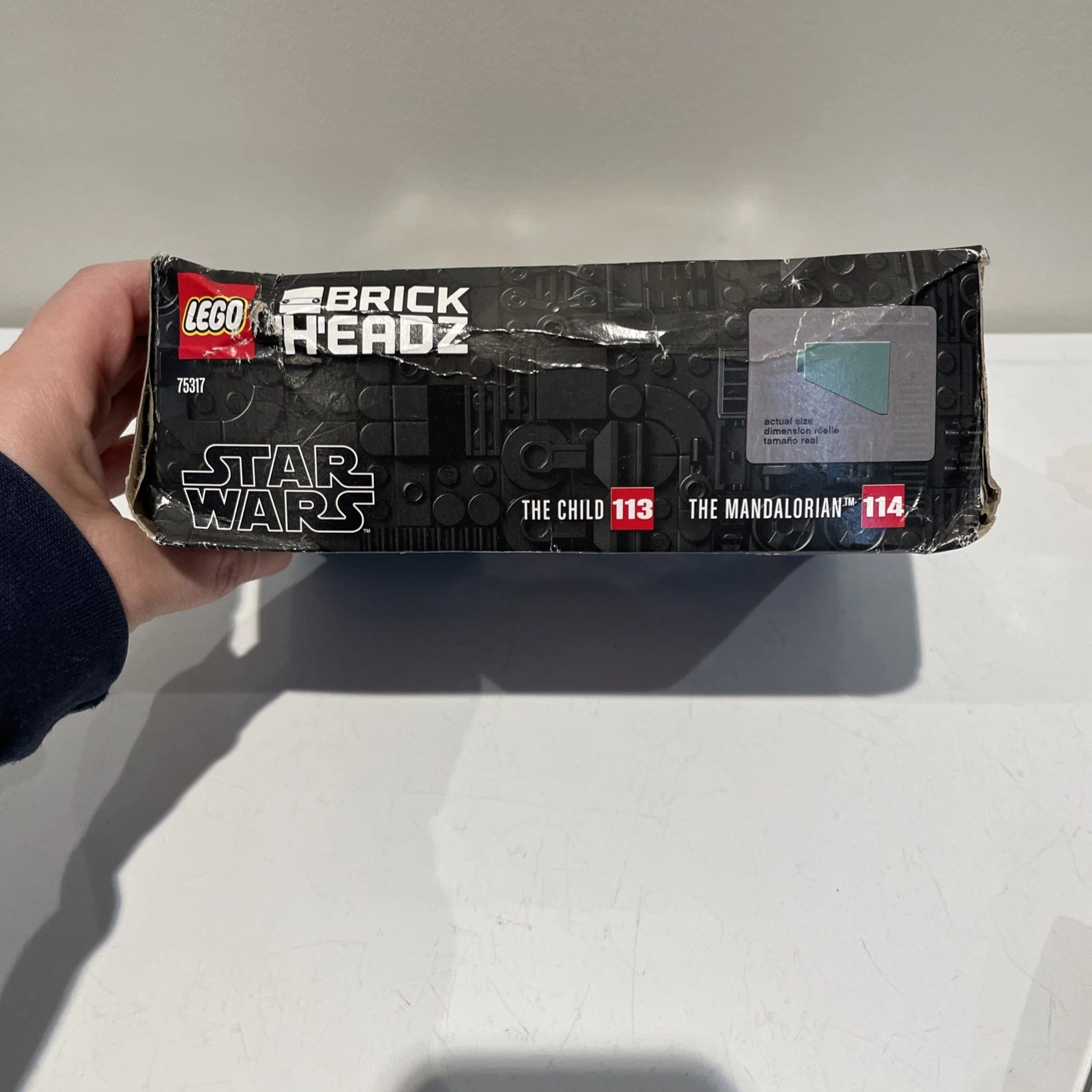 LEGO Mandalorian & Child BrickHeadz 75317 - New, Box Damaged - photo 4