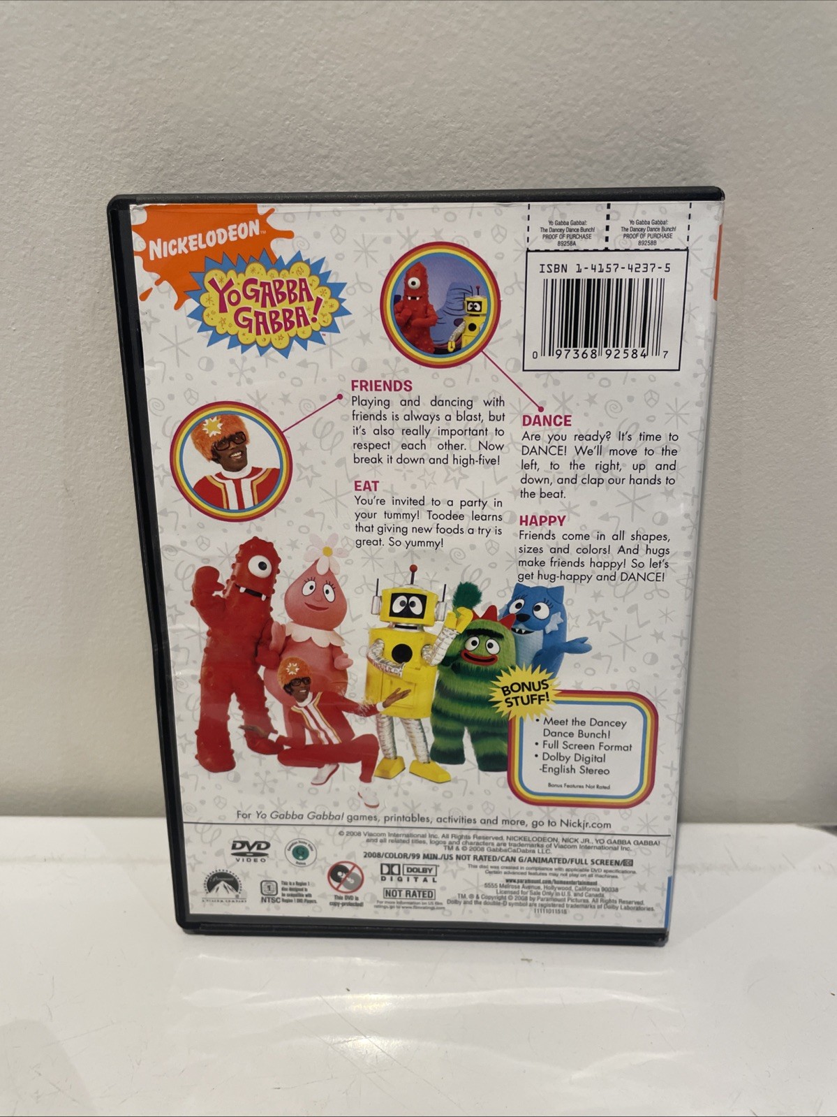 Yo Gabba Gabba!: The Dancey Dance Bunch DVD - photo 2