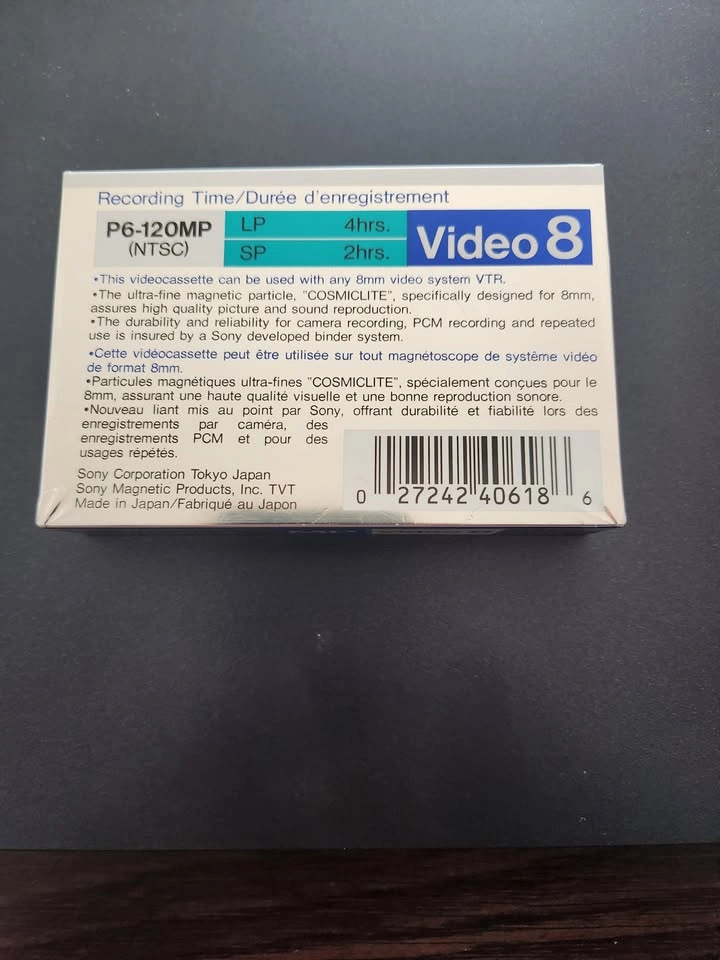(14) Sony 120 Metal MP 8mm Video Cassette Tape - photo 2