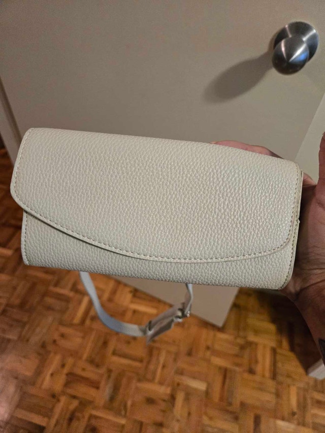 Cream Vegan Crossbody/Belt Purse - photo 2