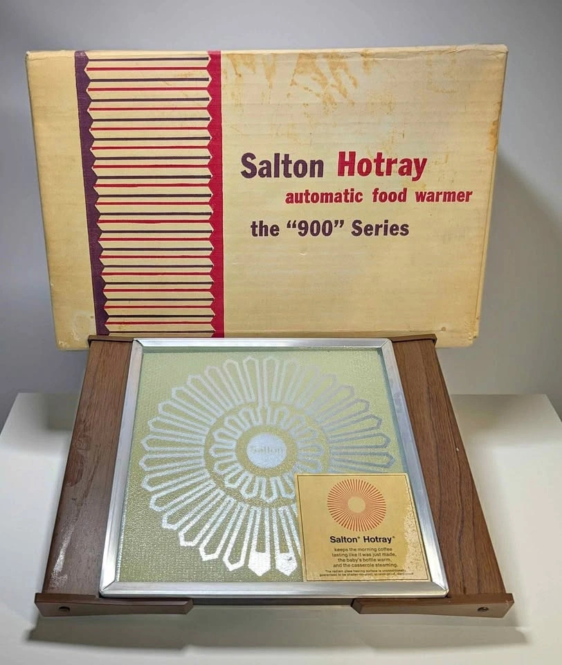 Vintage Salton Hotray Automatic Food Warmer 10x8 New Old Stock