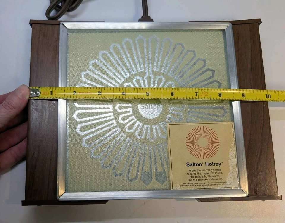 Vintage Salton Hotray Automatic Food Warmer 10x8 New Old Stock - photo 5