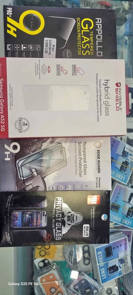 New Replacement screen protector on the spot.