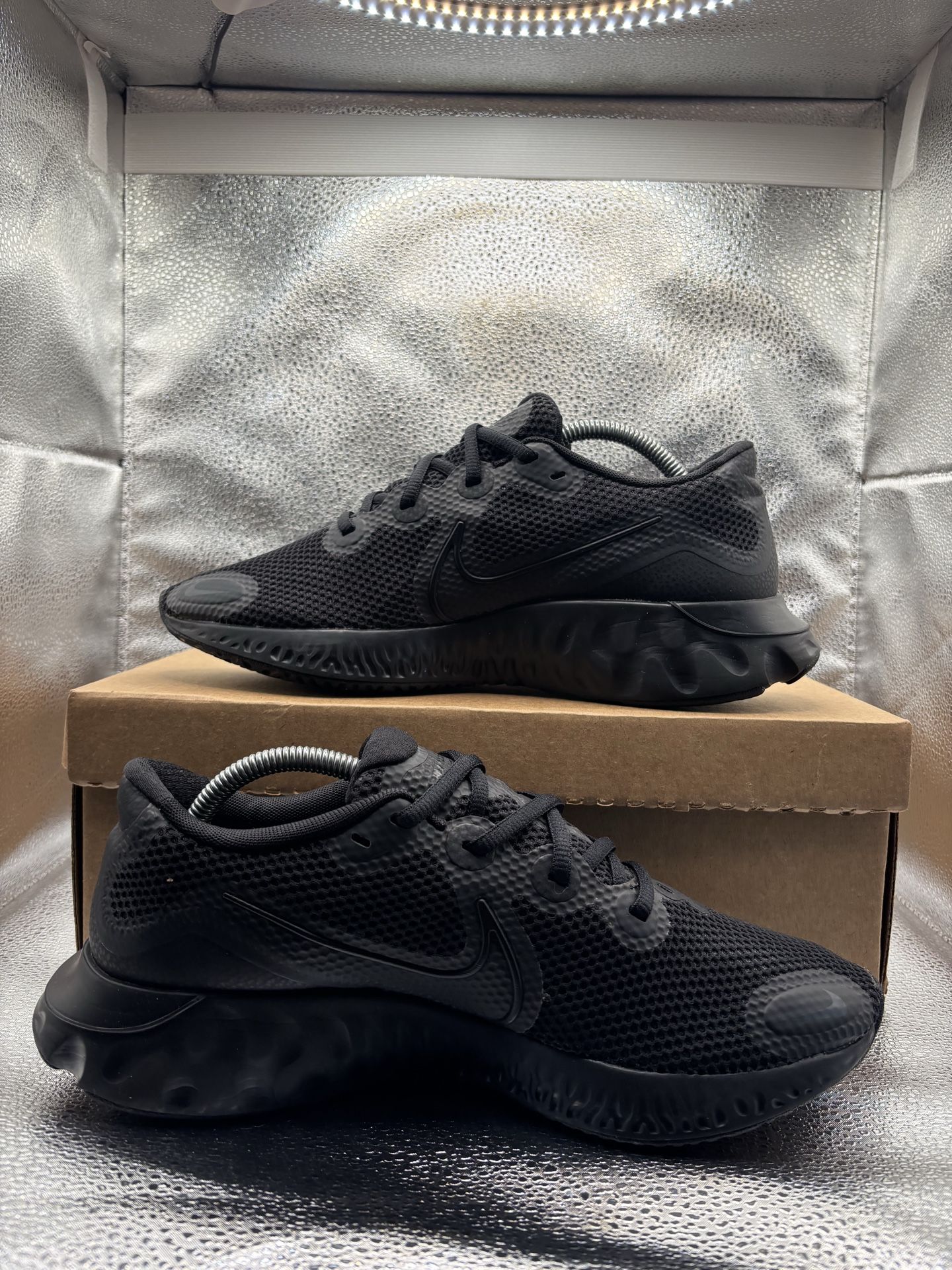 Nike Renew Run Triple Black Men's Size 9 - photo 5