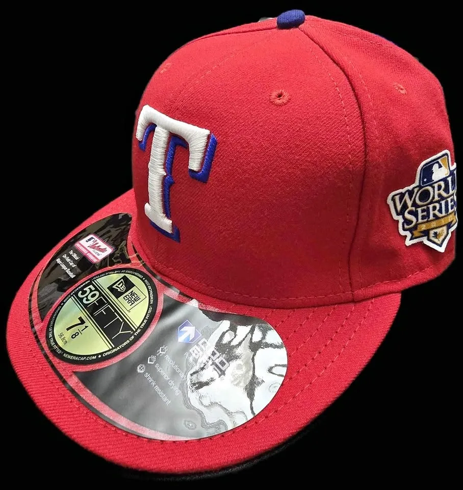Texas Rangers New Era 59FIFTY World Series Fitted Hat - 2 Availa