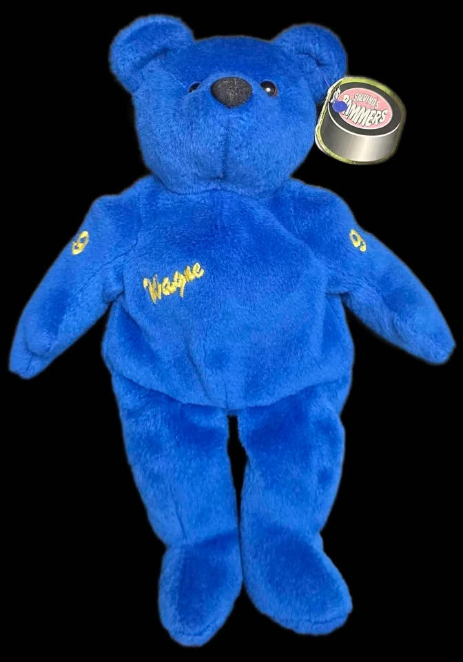 Wayne Gretzky #99 Salvino's Bammers Plush Bear - Tagged - photo 2