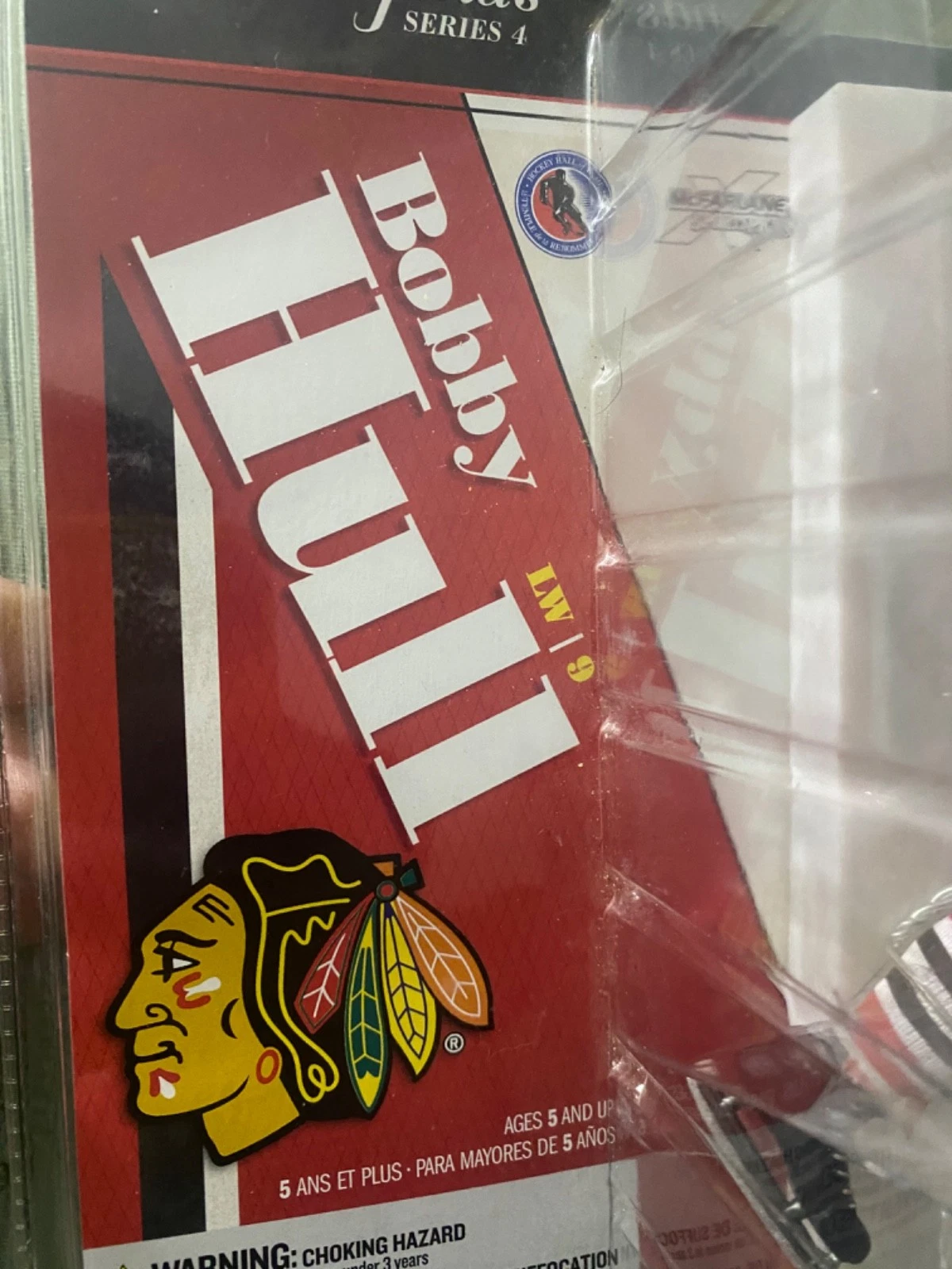McFarlane NHL Legends Bobby Hull Chicago Blackhawks Figure Seale - photo 3