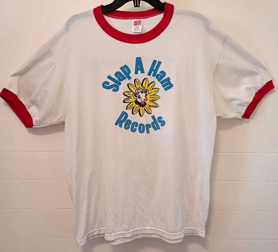 Slap A Ham Records Shirt - XL - 2 Sided Print - 90's