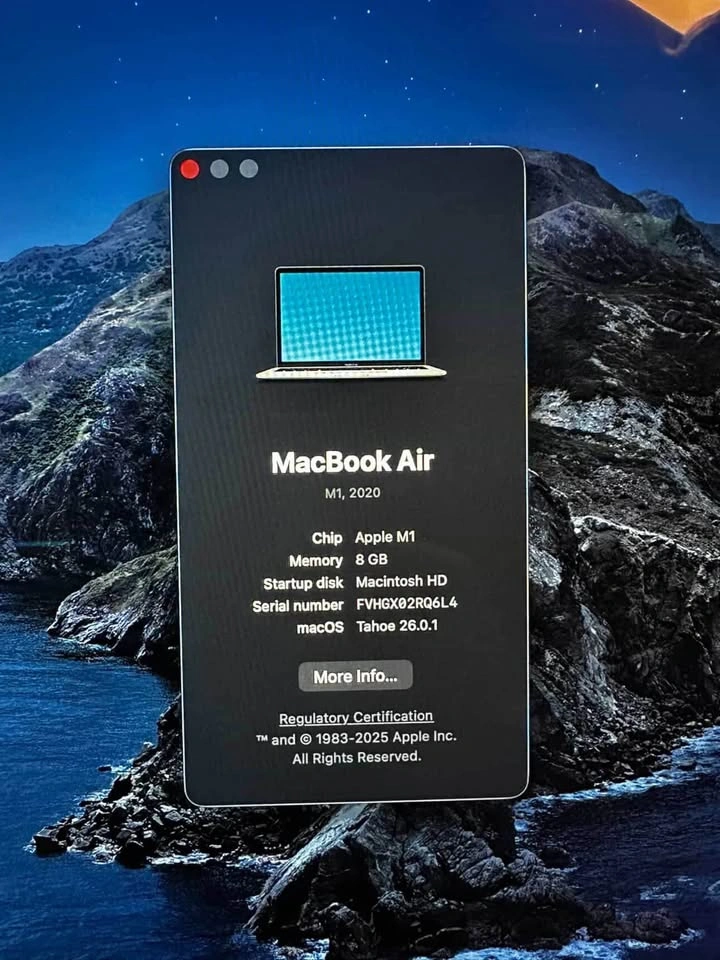 MacBook Air M1 2020 - Box, Charger included - photo 3