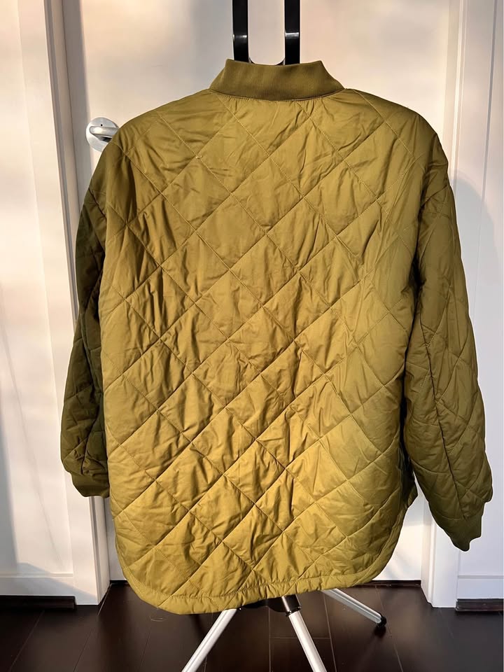 Wilfred khaki Quilted bomber jacket - photo 2