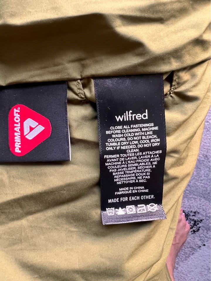 Wilfred khaki Quilted bomber jacket - photo 4