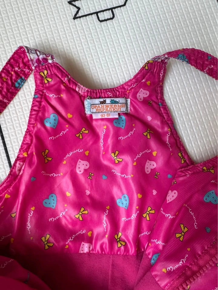 Pink Kids Overalls size 92 / 24 month - photo 3