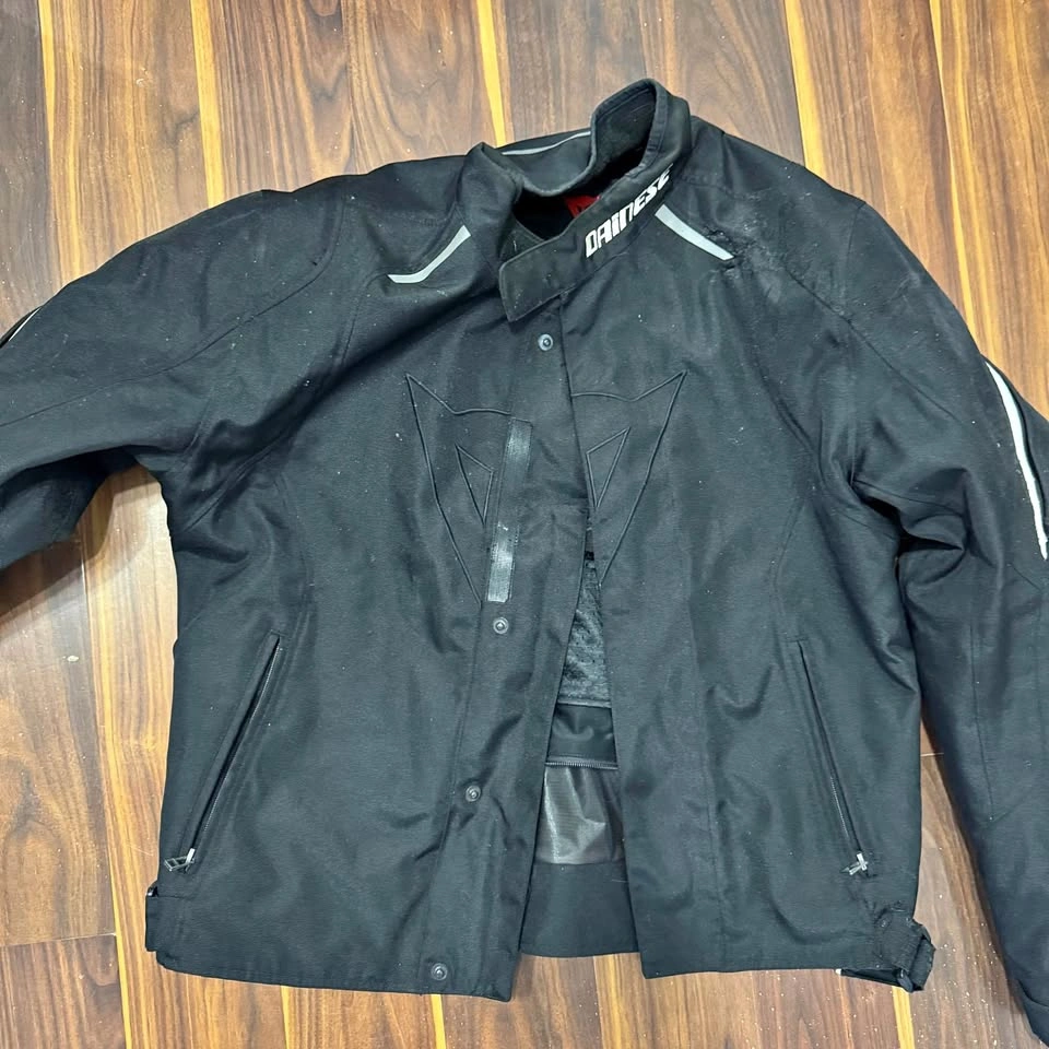 Dainese Black Motorcycle Jacket Size 52