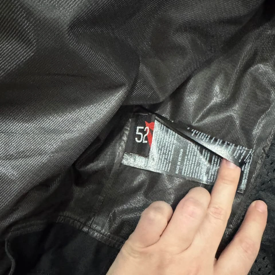 Dainese Black Motorcycle Jacket Size 52 - photo 3