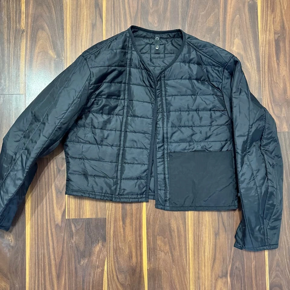 Dainese Black Quilted Motorcycle Jacket Liner Size 52