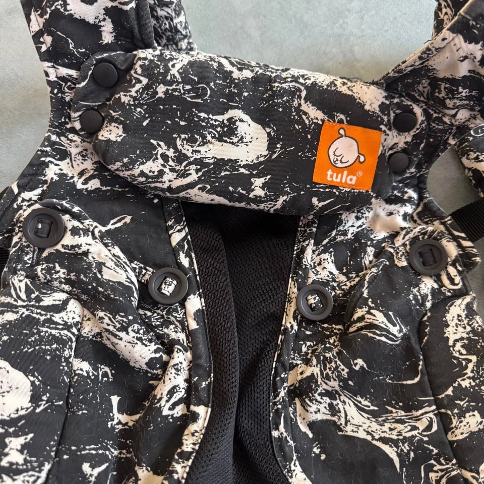 Tula Explore Baby Carrier – Marble Print – Like New - photo 4