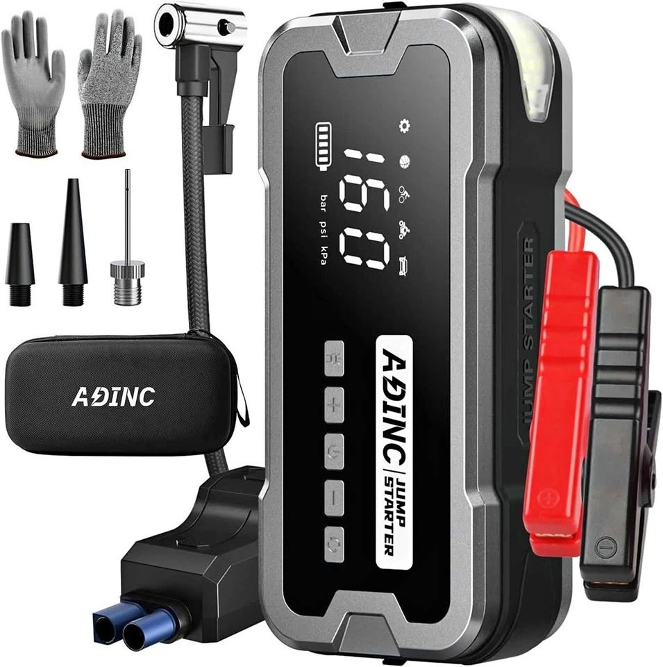Car Jump Starter with Air Compressor